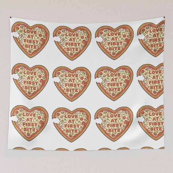 Item preview, Love at First Bite: Pizza Heart designed and sold by velveteclipseco.