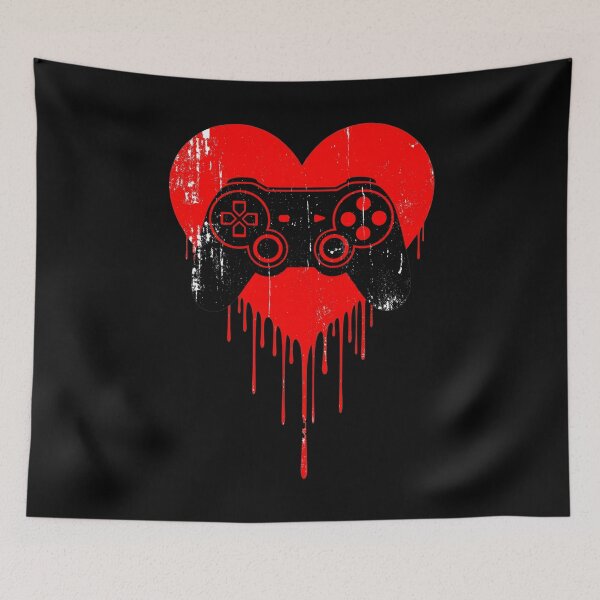 Item preview, Valentines Day Gaming Heart Valentine Gamer designed and sold by OlakunleOloroz.