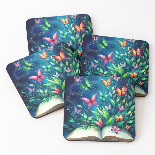 Item preview, Magical Book with Vibrant Butterflies designed and sold by paulrommer.