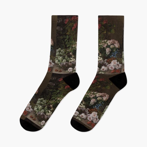 Item preview, Spring Flowers by Claude Monet: Lush Impressionist Floral Still Life Poster designed and sold by artofuniverse.