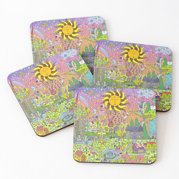 Item preview, Paisaje Onírico Psicodélico designed and sold by azzurroarts.