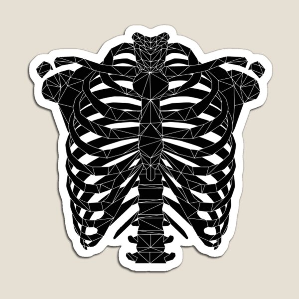 Item preview, Geometric Low Poly Ribcage designed and sold by BotivaGB.