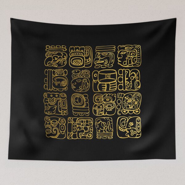 Item preview, Ancient Glyphs Gold Pattern designed and sold by nimoshuy22.
