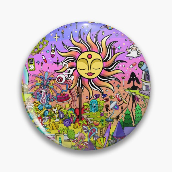 Item preview, PSYCHEDELIC SUNSET REMIX designed and sold by azzurroarts.