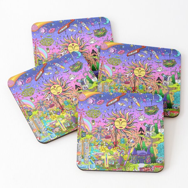 Item preview, PSYCHEDELIC SUNSET REMIX designed and sold by azzurroarts.