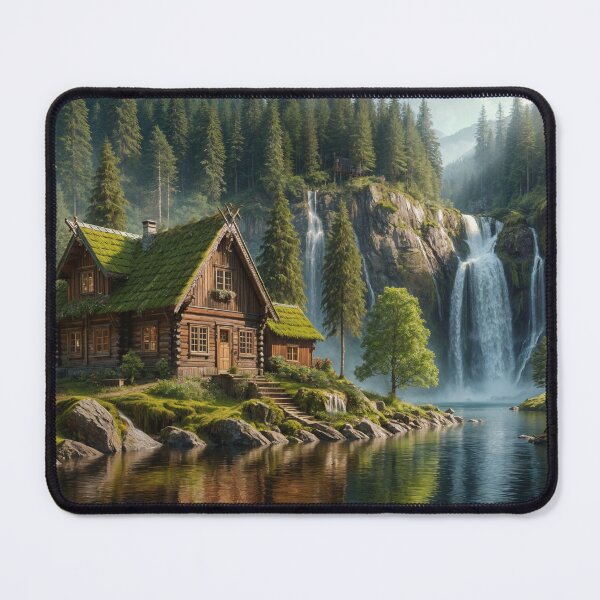 Item preview, Serenity by the Falls designed and sold by Undersea Ai Art.