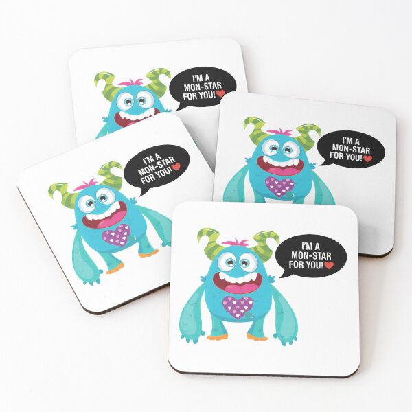 Item preview, I'm a Sucker for You Monster Sticker - Funny Green Dragon Valentine Art designed and sold by ZyxDes.