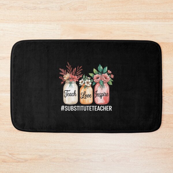 Item preview, Love Inspire Teach Jar Back To School Substitute Teacher designed and sold by HORIZBoutique.