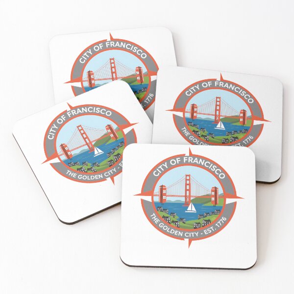 Item preview, San Francisco Golden City Golden Gate Bridge Seal designed and sold by k3rstman1.