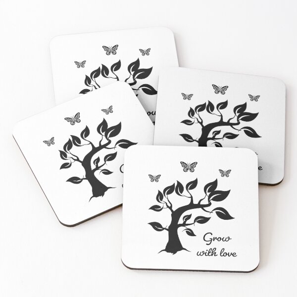 Item preview, Grow with Love – Tree & Butterflies designed and sold by Daily Mood Studio.
