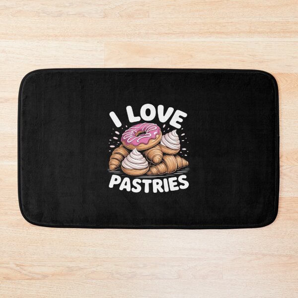 Item preview, Love Pastries Donuts Croissant Whipped Cream designed and sold by HORIZBoutique.