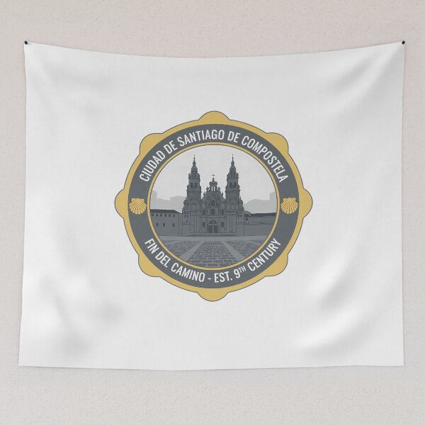 Item preview, Santiago de Compostela Camino Pilgrimage Historic Landmark designed and sold by k3rstman1.
