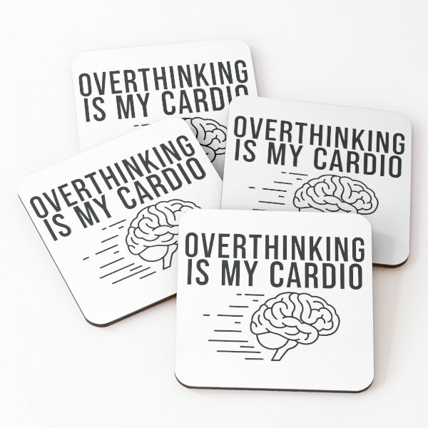Item preview, Overthinking Is My Cardio designed and sold by artbibun.