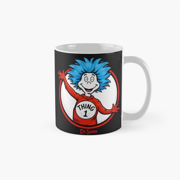 Item preview, Thing 1 Inspired Cartoon Emblem Graphic designed and sold by Deenx35.