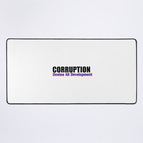 Item preview, Corruption Denies All Development designed and sold by annenambiro.