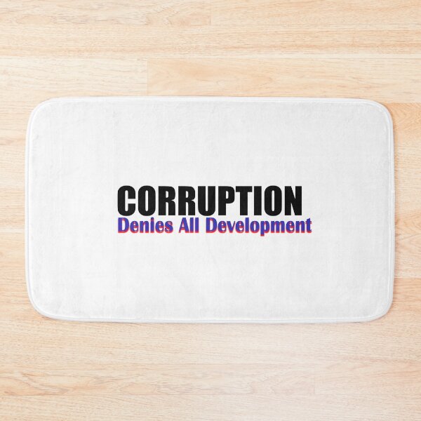 Item preview, Corruption Denies All Development designed and sold by annenambiro.