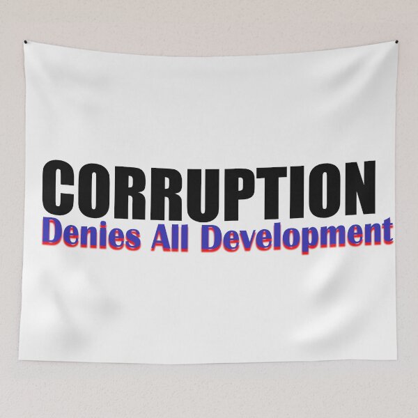 Item preview, Corruption Denies All Development designed and sold by annenambiro.