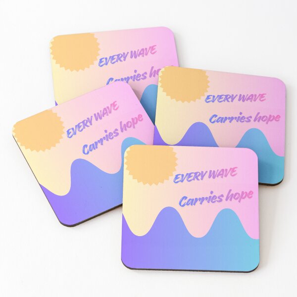 Item preview, Every wave carries hope designed and sold by Daily Mood Studio.