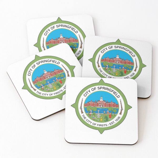 Item preview, Springfield City of Firsts Whimsical Historical Emblem designed and sold by k3rstman1.