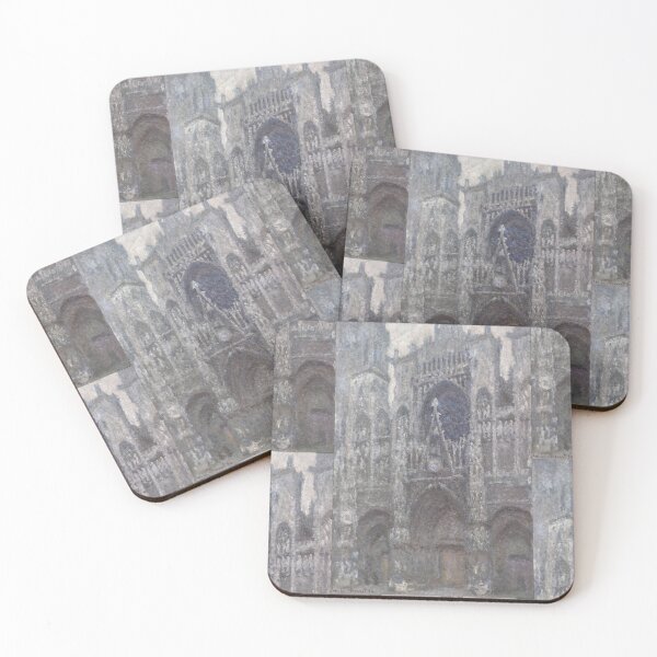 Item preview, The Cathedral in Rouen the Portal Grey Weather by Claude Monet: Impressionist Poster designed and sold by artofuniverse.