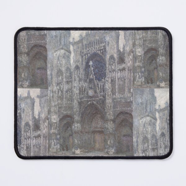 Item preview, The Cathedral in Rouen the Portal Grey Weather by Claude Monet: Impressionist Poster designed and sold by artofuniverse.