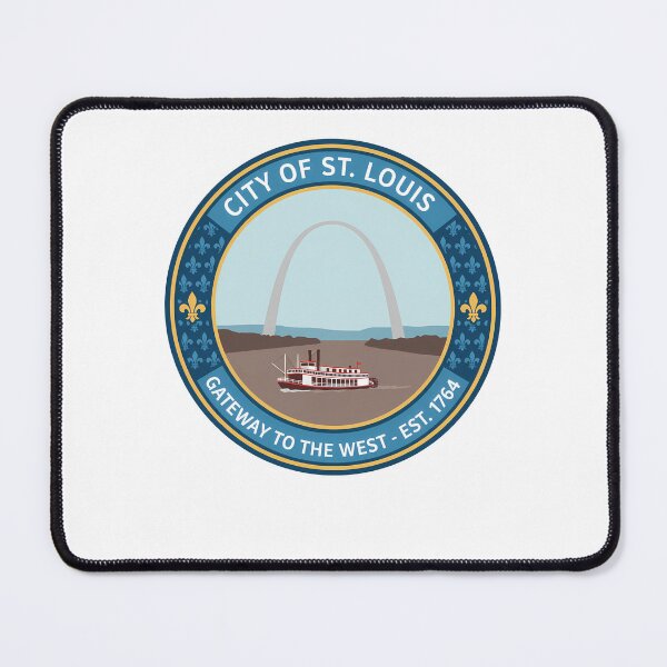 Item preview, St Louis City Seal Gateway Arch Steamboat designed and sold by k3rstman1.