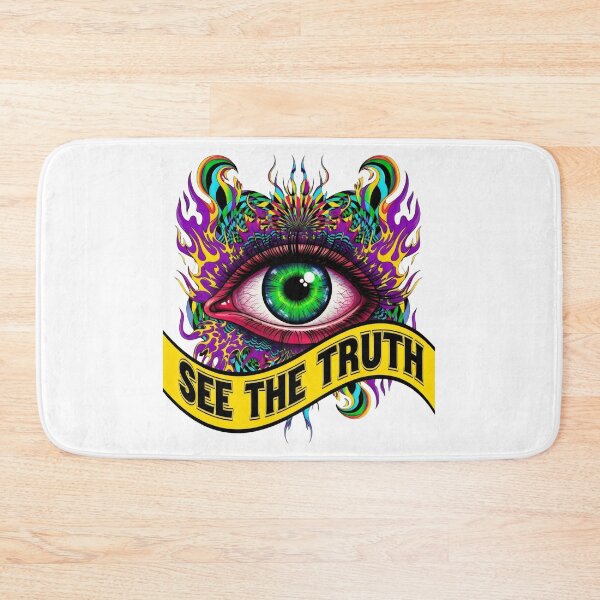 Item preview, Psychedelic All-Seeing Eye Art – See the Truth, Trippy Visionary Third Eye Spiritual Design designed and sold by Luminari Creations.