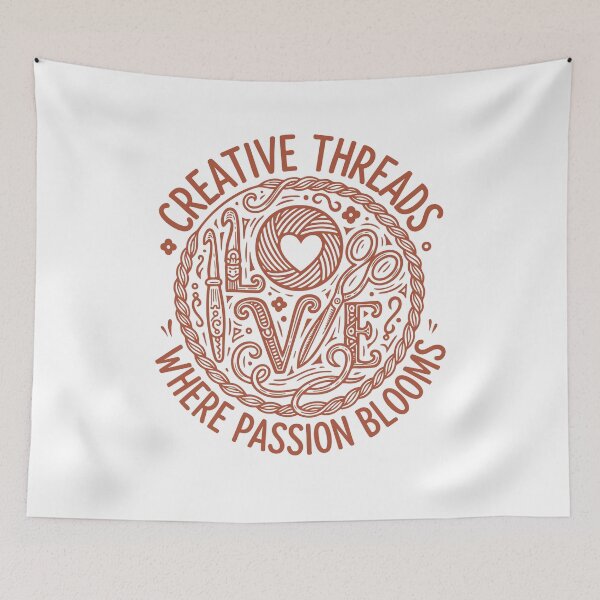 Item preview, Creative Threads Love Crocheting Passion Blooms designed and sold by LuminOrb.