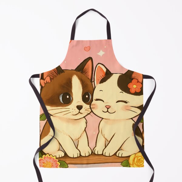 Item preview, Swinging Hearts – Romantic Cat Duo designed and sold by meesub.