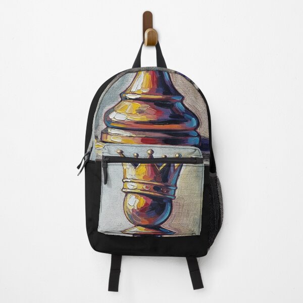 Item preview, Regal Chess Pawn Painting Fine Art Impasto Crown King Art designed and sold by INNER WINNER YOU.