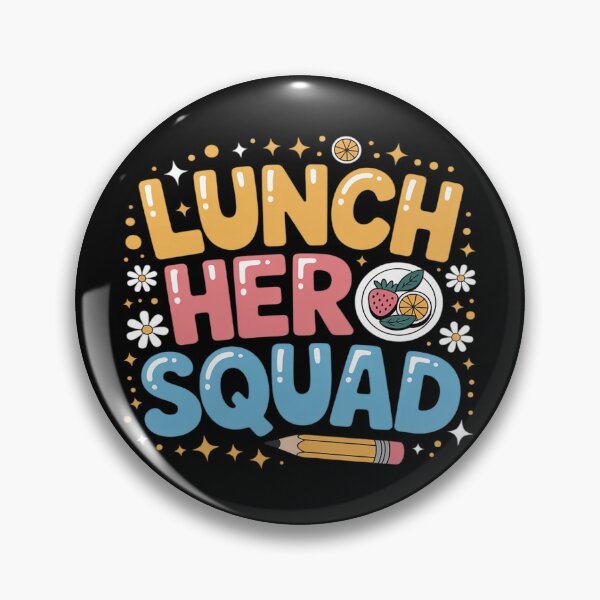 Item preview, Lunch Lady Squad Lunch Hero Squad Preppy Back To School designed and sold by FluoroWave.