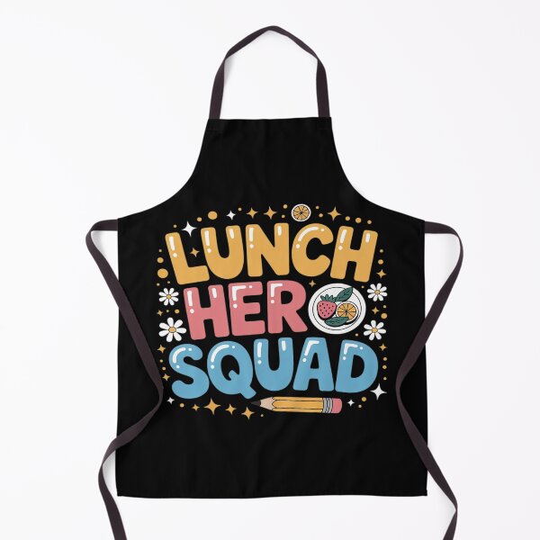 Item preview, Lunch Lady Squad Lunch Hero Squad Preppy Back To School designed and sold by FluoroWave.