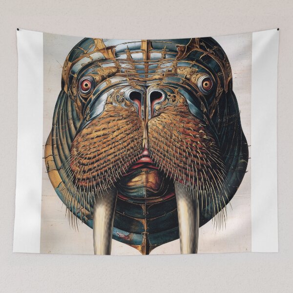 Item preview, Futuristic Walrus Design designed and sold by lautir.