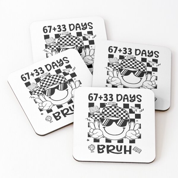 Item preview, 67+33 Days of School Bruh: Retro Smiley Face designed and sold by JacobKotai.