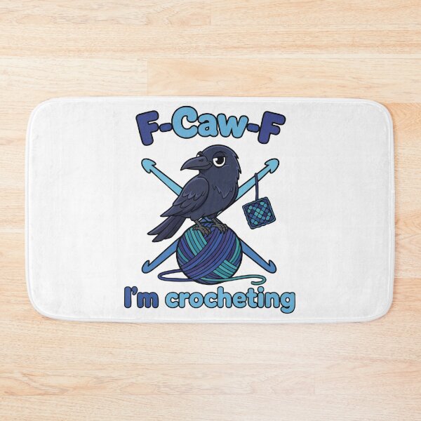 Item preview, F Caw F Im Crocheting Funny Crochet Lover Crochet designed and sold by LuminOrb.