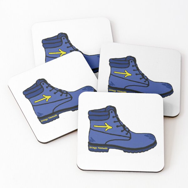 Item preview, Stingy Nomads Camino de Santiago Shoe Logo designed and sold by Stingy-Nomads.
