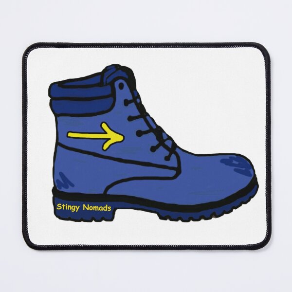 Item preview, Stingy Nomads Camino de Santiago Shoe Logo designed and sold by Stingy-Nomads.