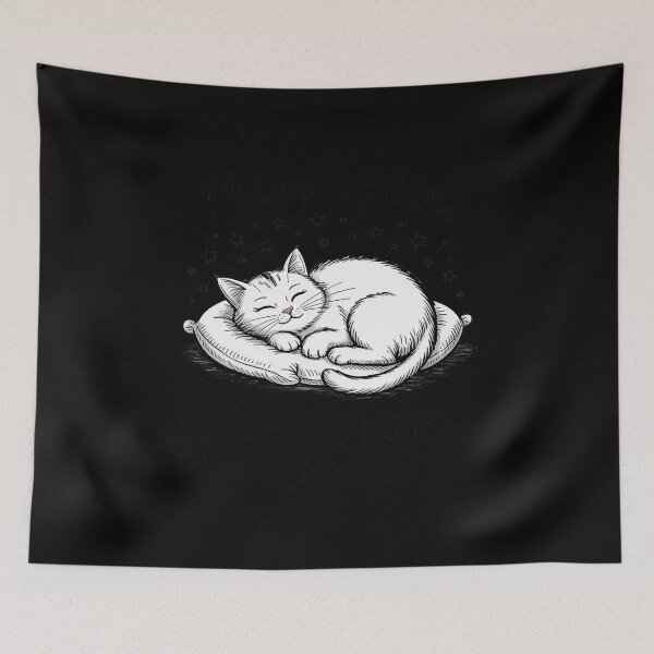 Item preview, Made a Plan Took a Nap Instead Funny Cat designed and sold by FluoroWave.