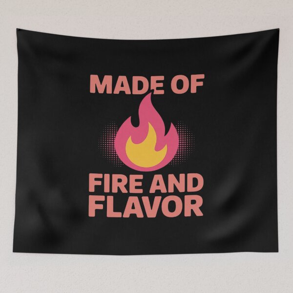 Item preview, Made of Fire and Flavor Neon Flame designed and sold by FluoroWave.