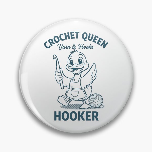 Item preview, Crochet Lover Crochet Queen Yarn Hooks Hooker designed and sold by LuminOrb.