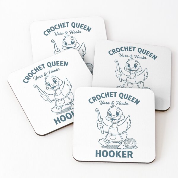 Item preview, Crochet Lover Crochet Queen Yarn Hooks Hooker designed and sold by LuminOrb.