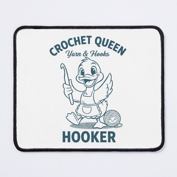 Item preview, Crochet Lover Crochet Queen Yarn Hooks Hooker designed and sold by LuminOrb.