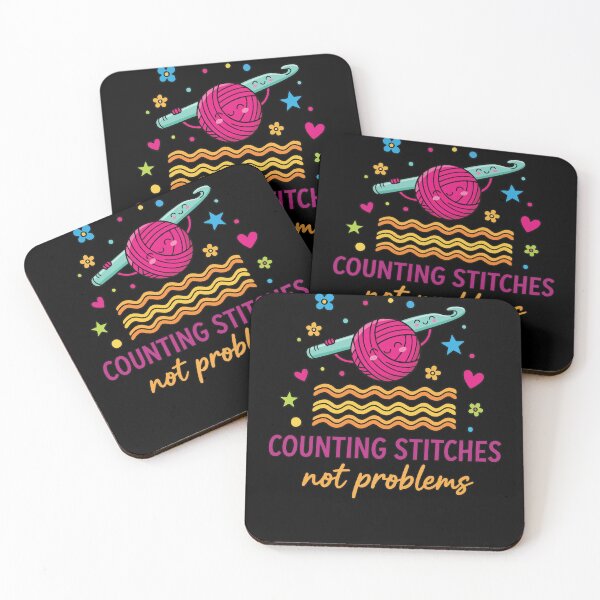 Item preview, Funny Crochet Counting Stitches Not Problems Yarn designed and sold by LuminOrb.