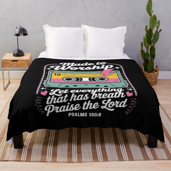 Item preview, Made To Worship Christian Music Psalms 150-6, Bible Verse designed and sold by FluoroWave.