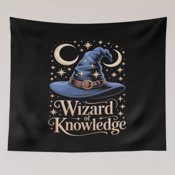 Item preview, Magical Learning Wizard Hat product for Back to School designed and sold by FluoroWave.