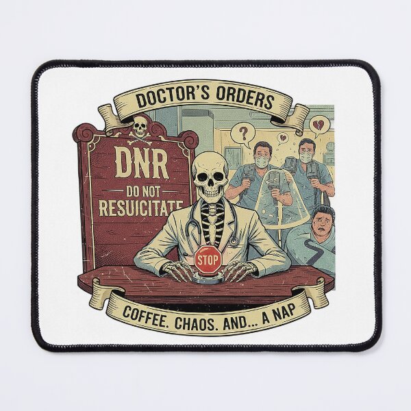Item preview, Do Not Resuscitate - Minimalist Dark Humor Quote designed and sold by YoYoYammY.