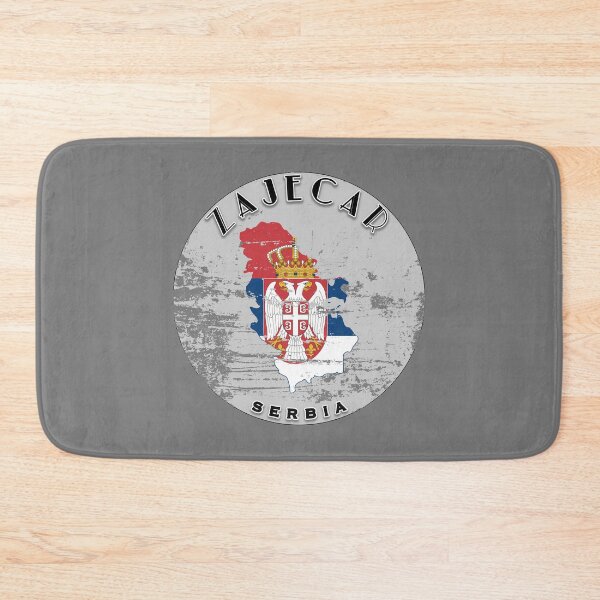 Item preview, Zajecar Serbia Flag Worn  designed and sold by World Designs.