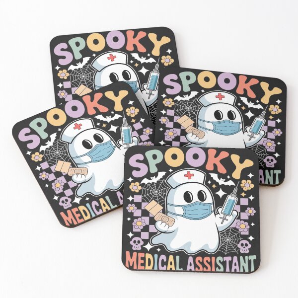 Item preview, Spooky Medical Assistant Ghost Medical Assistant Halloween designed and sold by Dolostope.