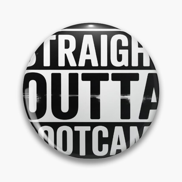 Item preview, Straight Outta Bootcamp Soldier Basic Training Graduate designed and sold by Dolostope.