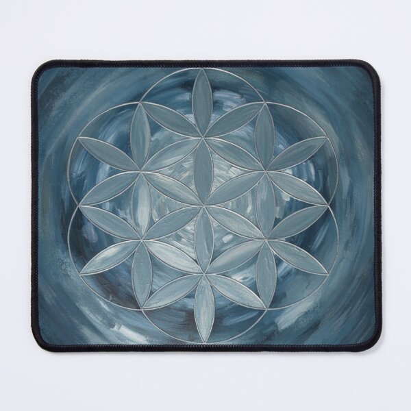 Item preview, Flower of Life Acrylic Silver designed and sold by shantilovesart.
